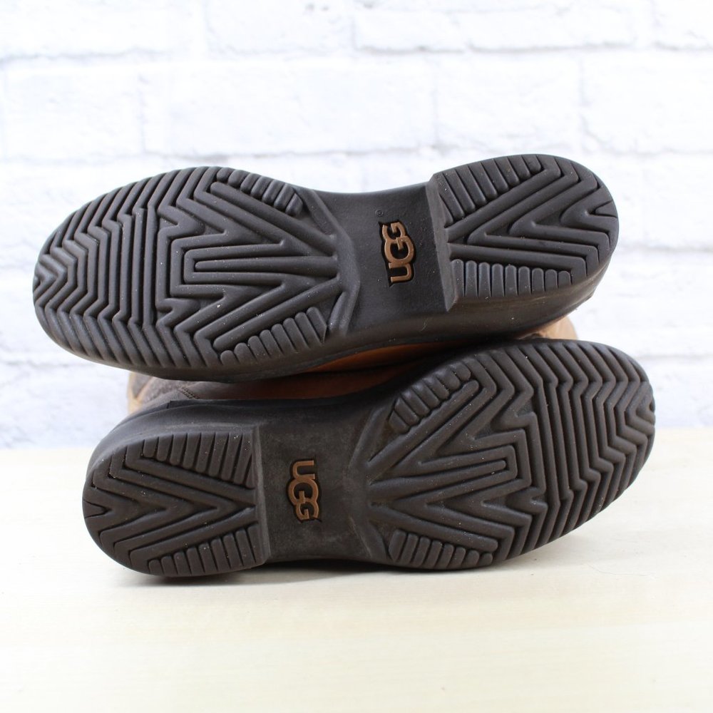 UGG Australia Elvia Waterproof Leather Wool Boots - Picture 9 of 9